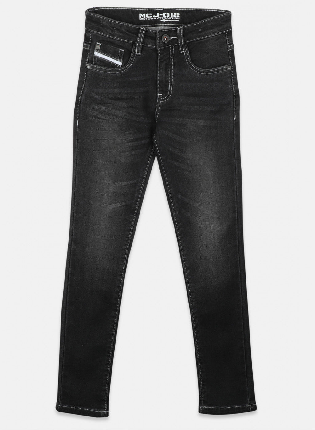 Boys Black Regular Denim