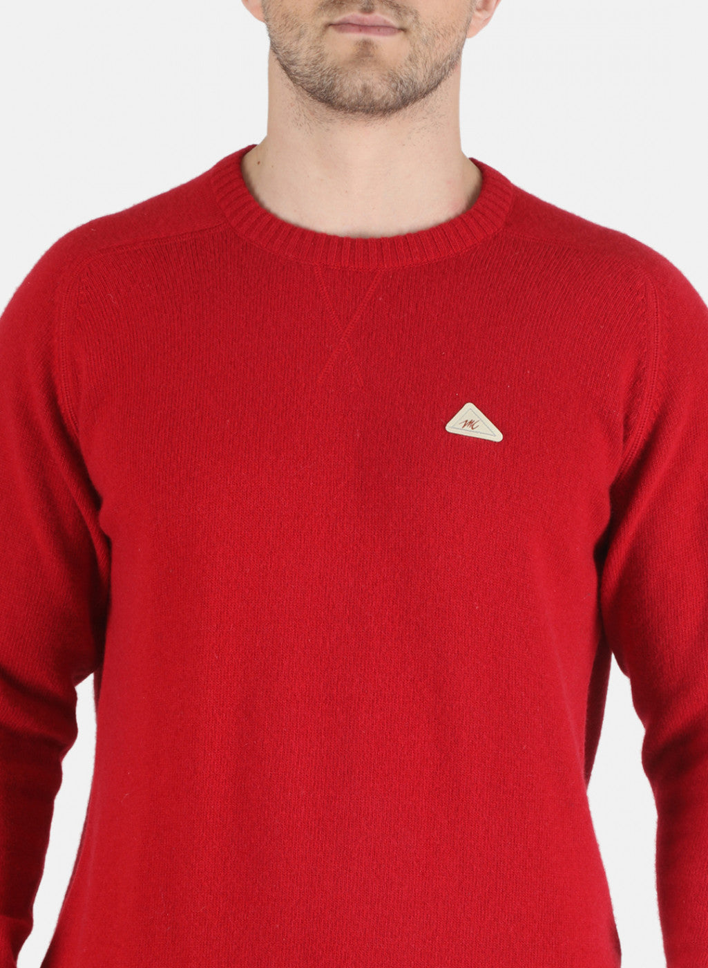 Men Maroon Solid Pullover