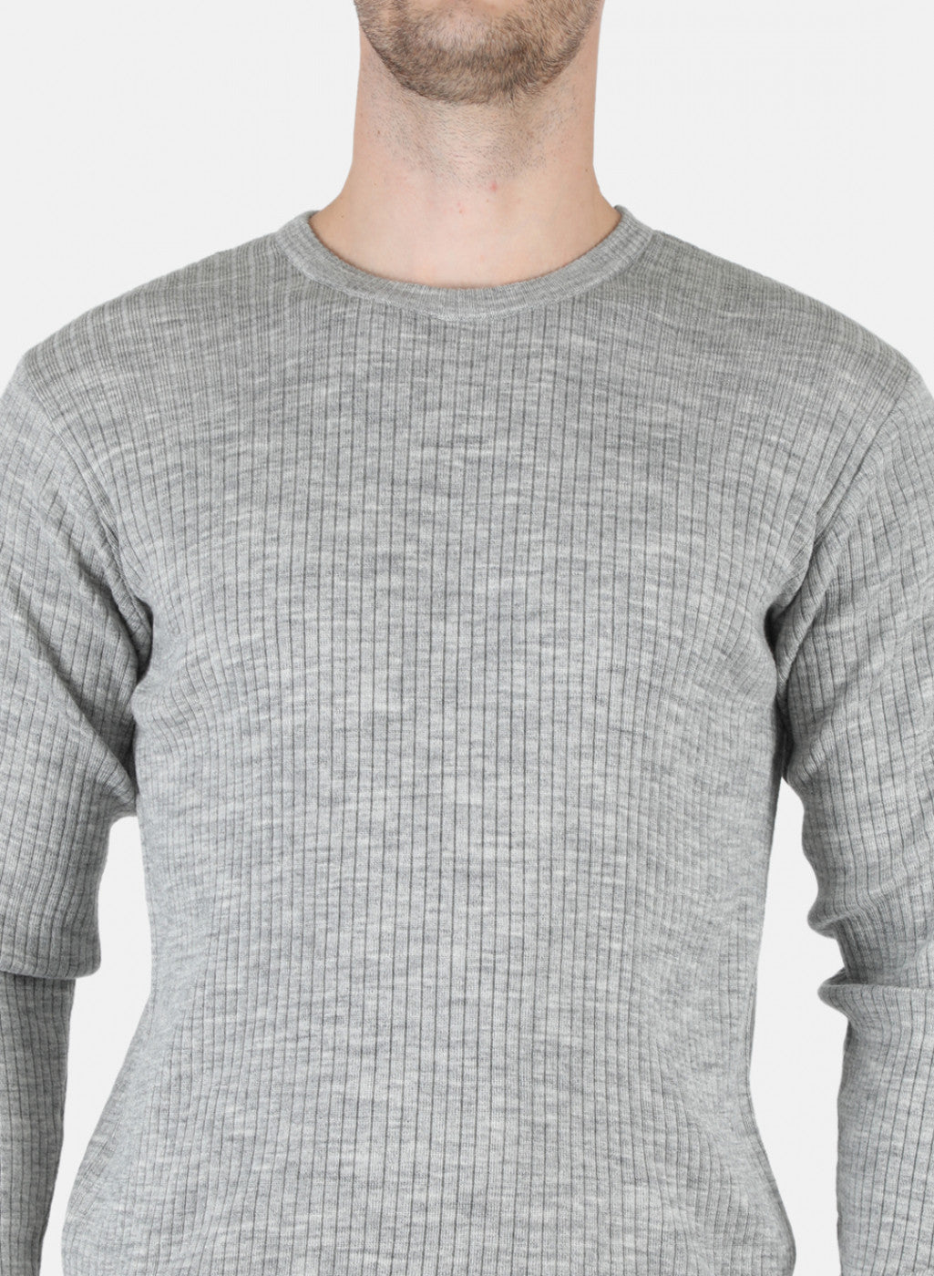 Men Grey Solid Pullover