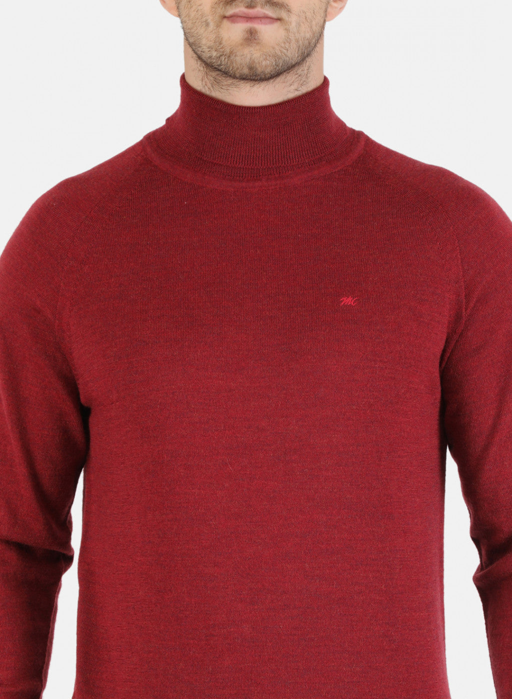 Men Purple Solid Pullover