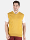 Men Yellow Solid Sweater