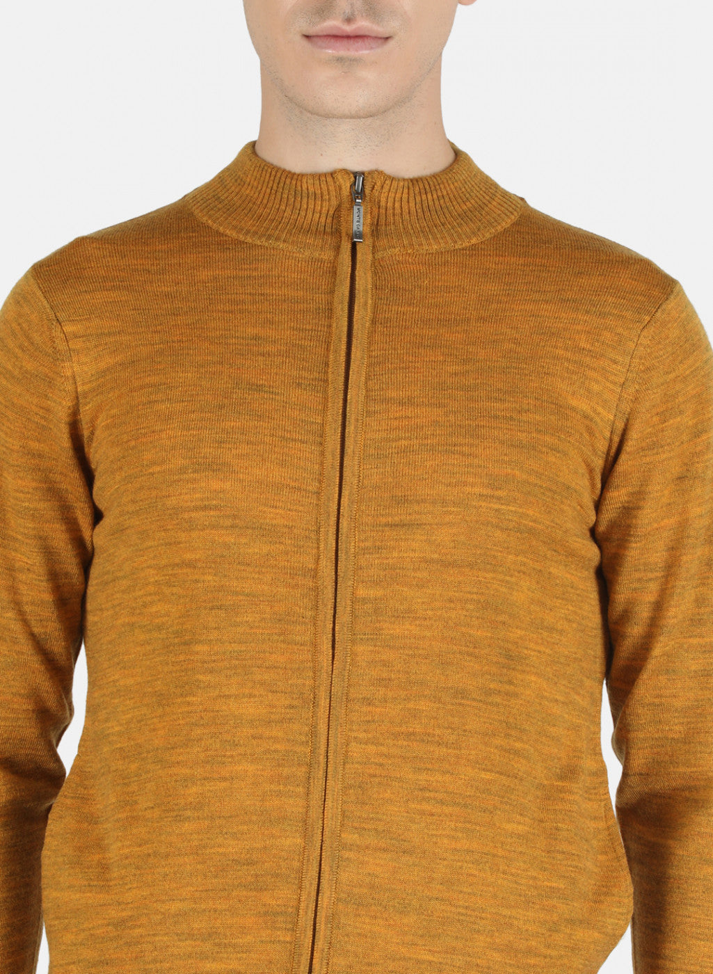 Men Yellow Solid Pullover