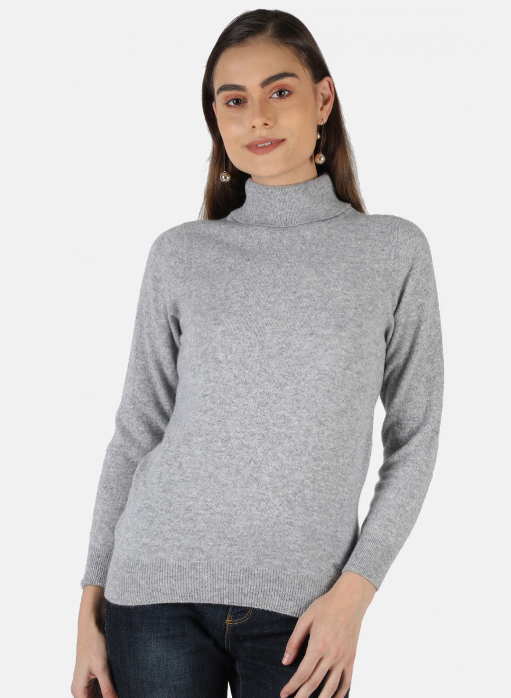 Women Grey Solid Top