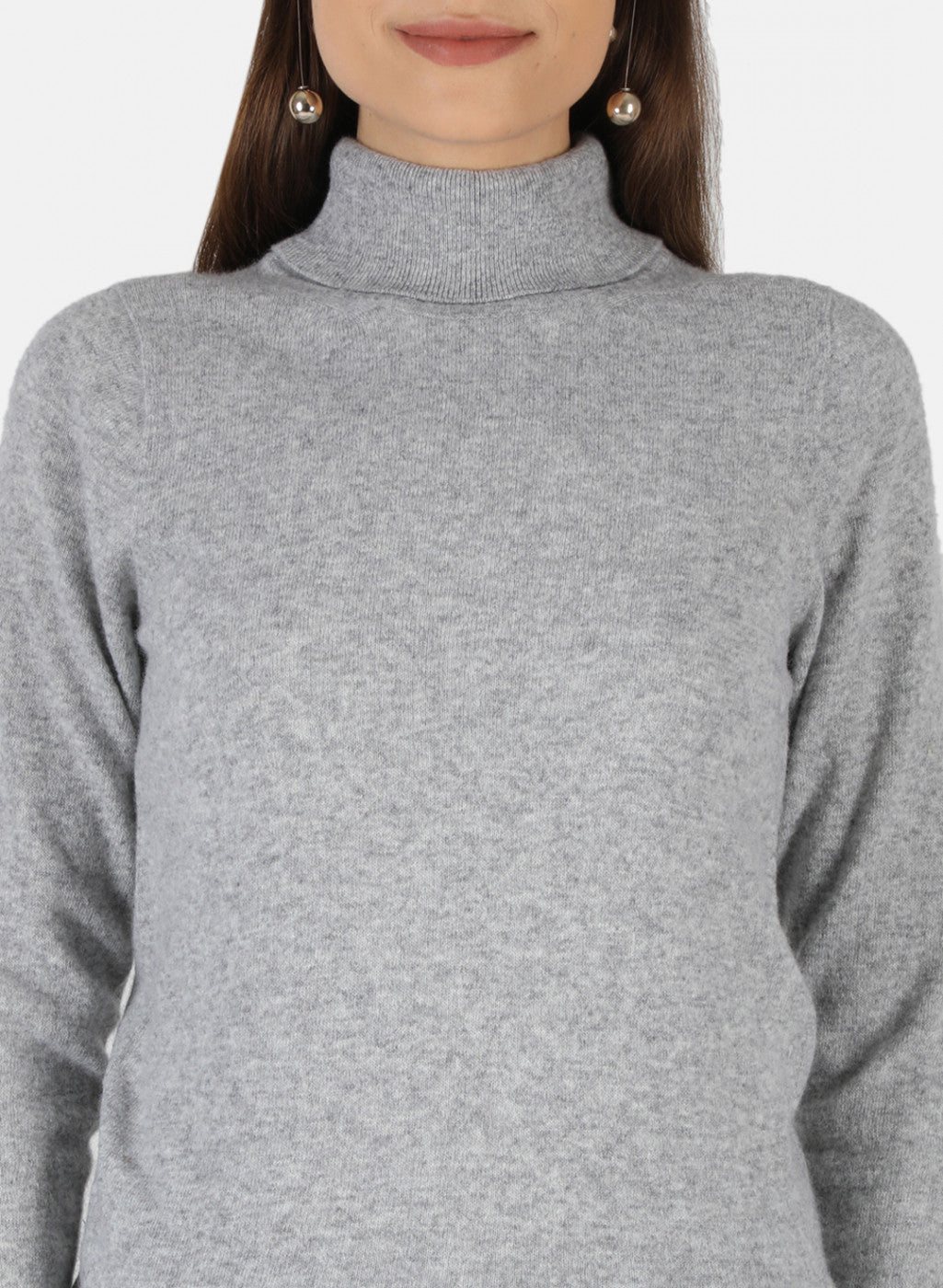 Women Grey Solid Top