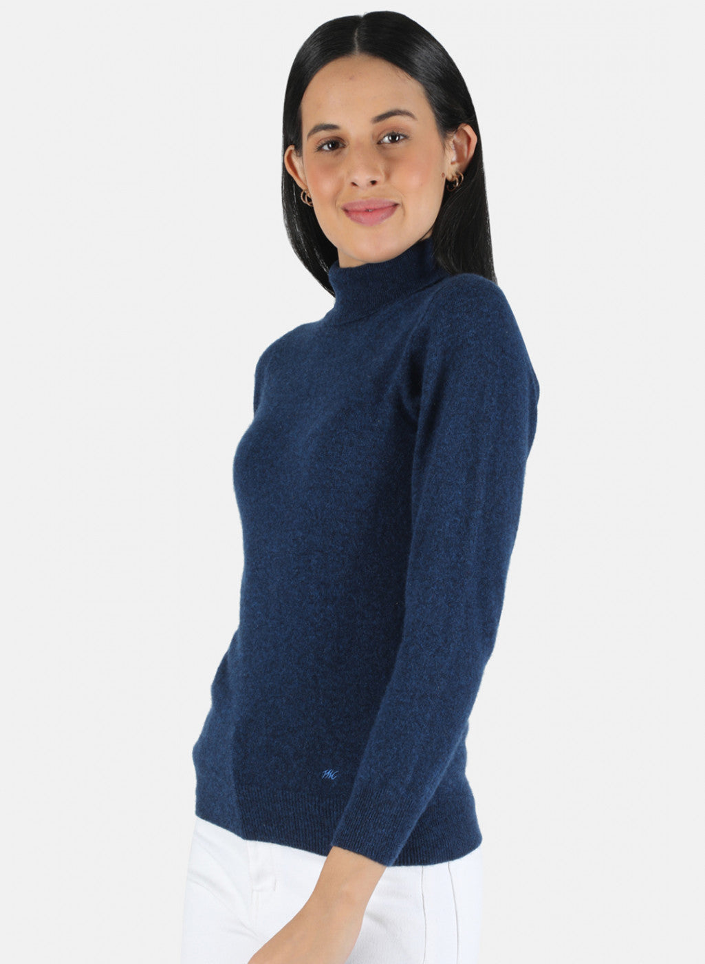 Women Blue Solid Top