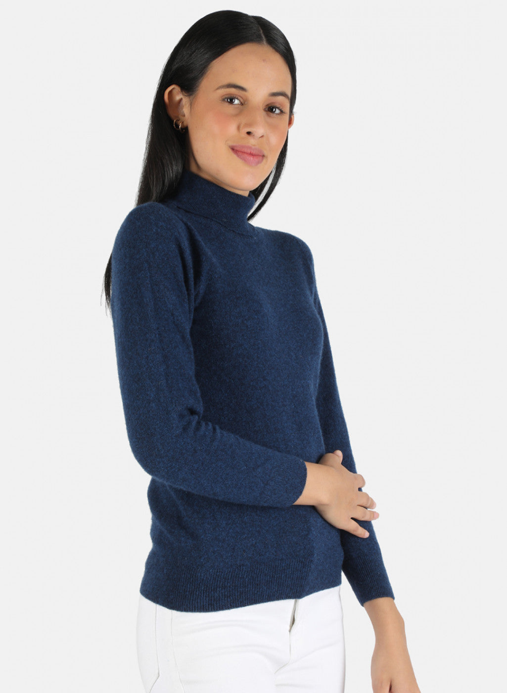 Women Blue Solid Top