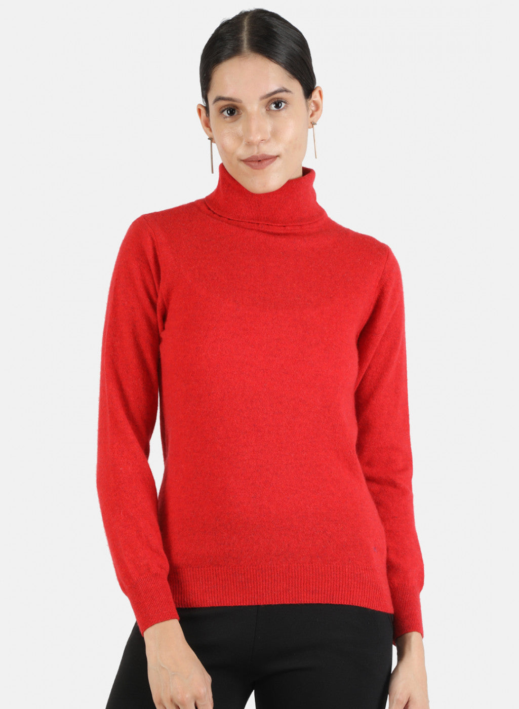 Women Red Solid Top