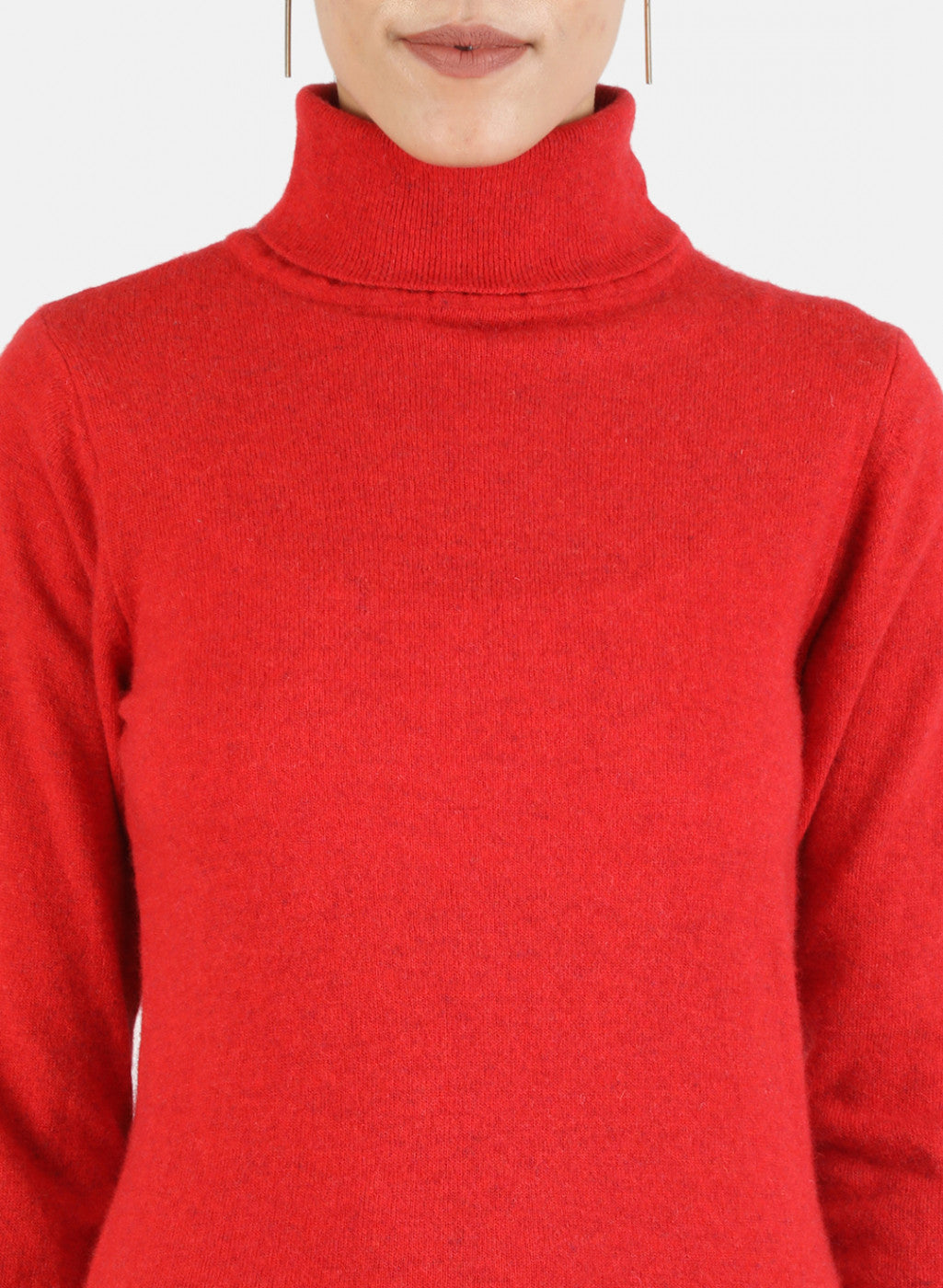 Women Red Solid Top