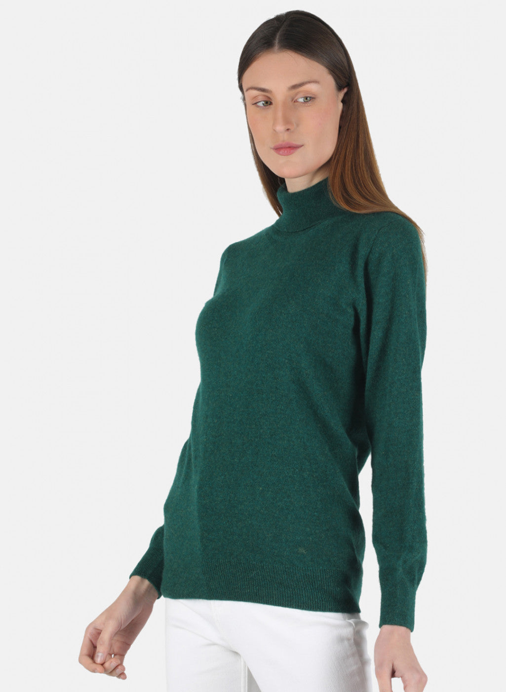 Women Green Solid Top