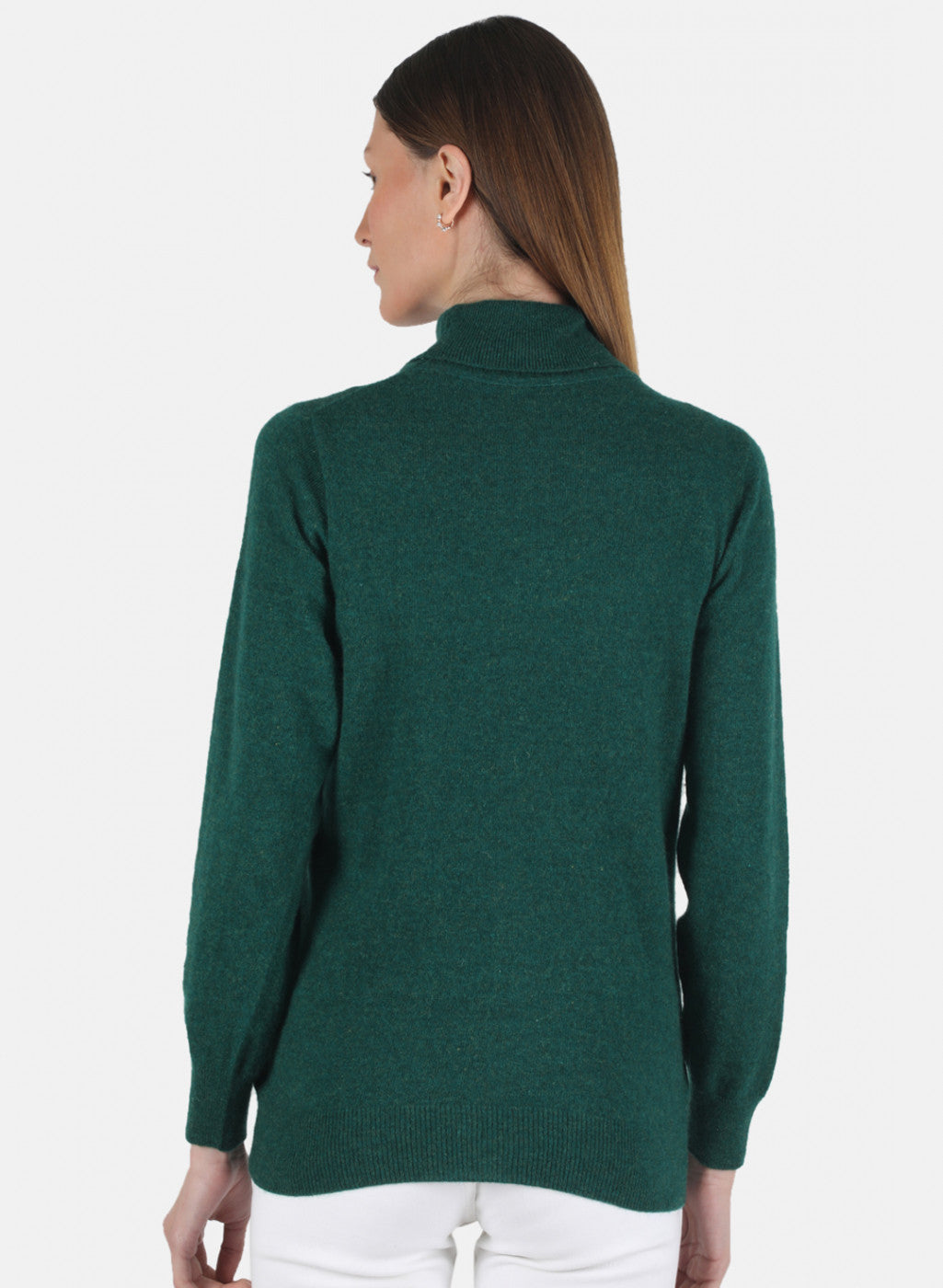 Women Green Solid Top