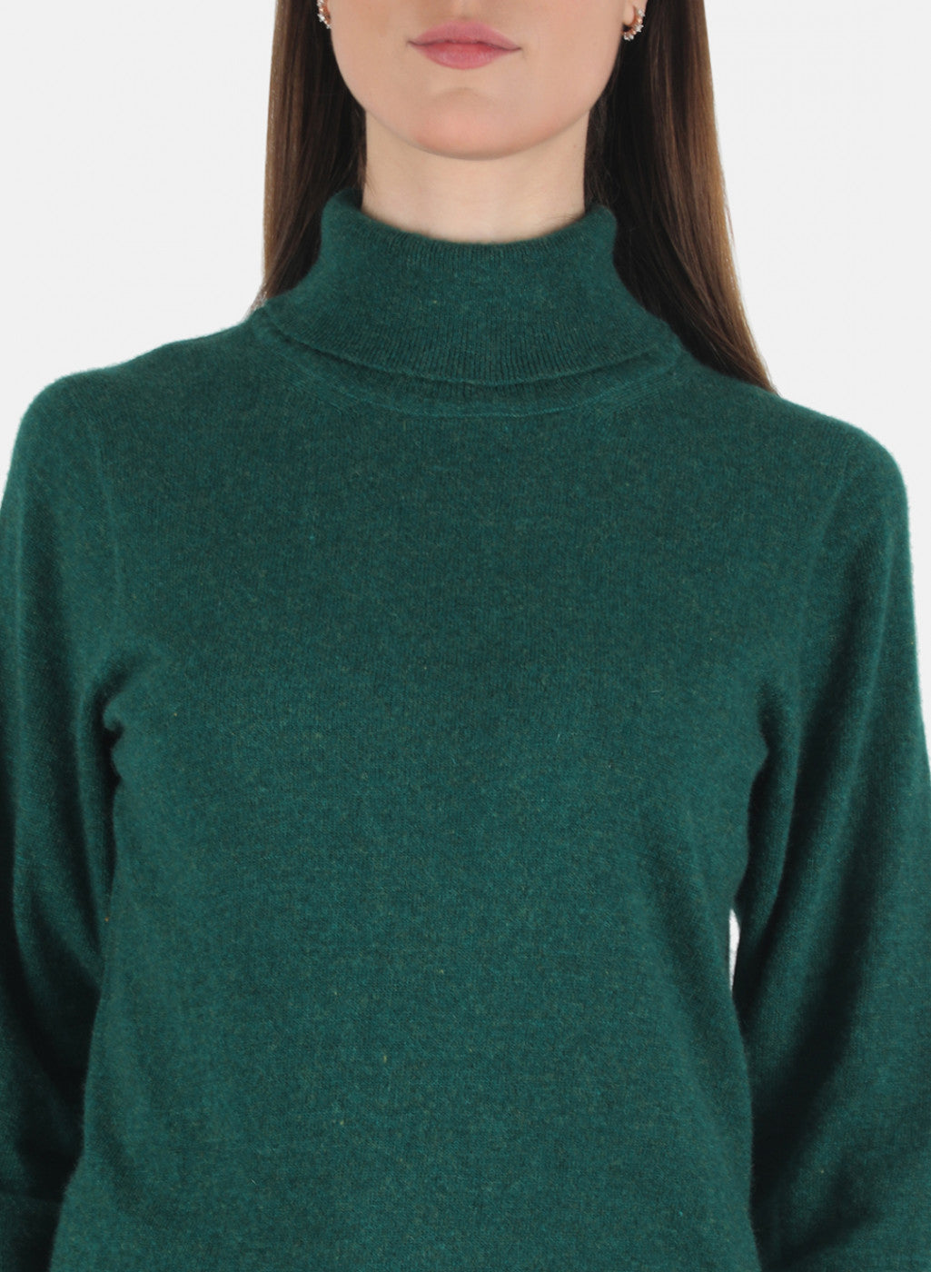 Women Green Solid Top