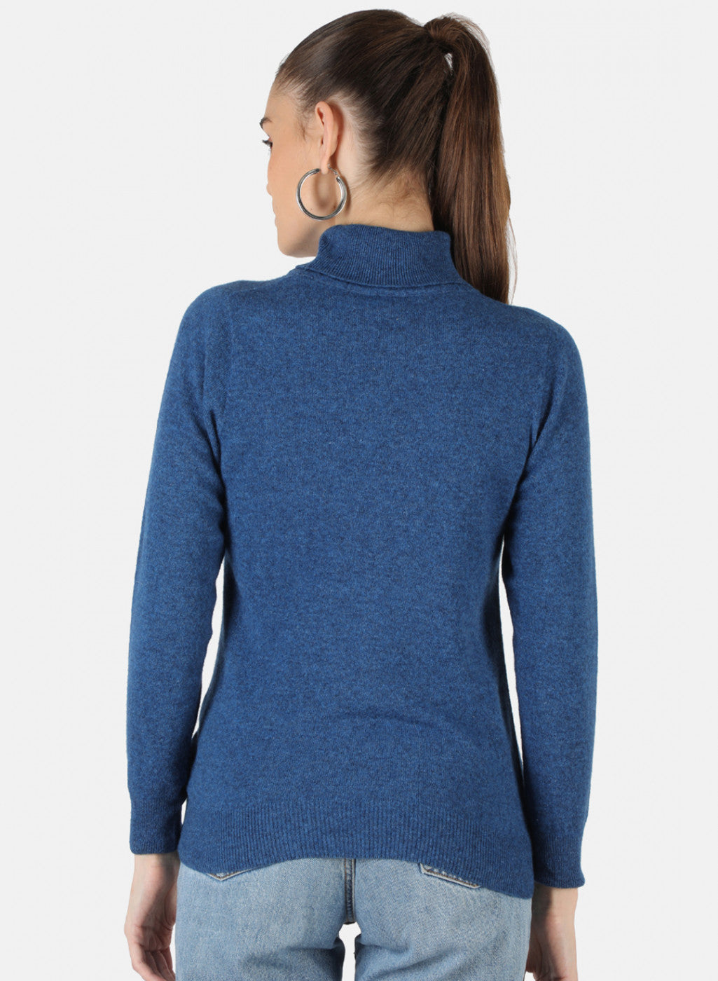 Women Blue Solid Top