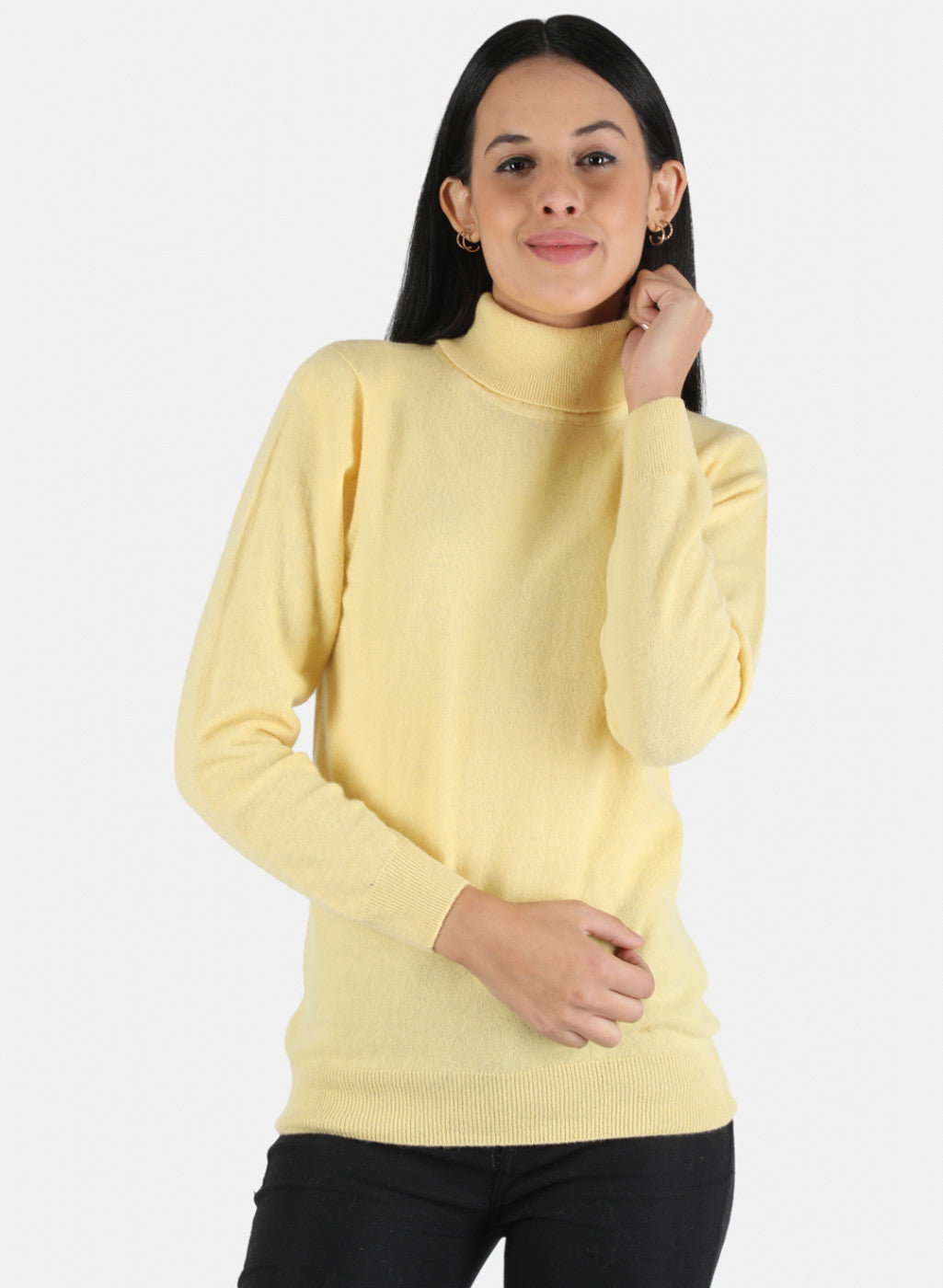 Women Yellow Solid Top