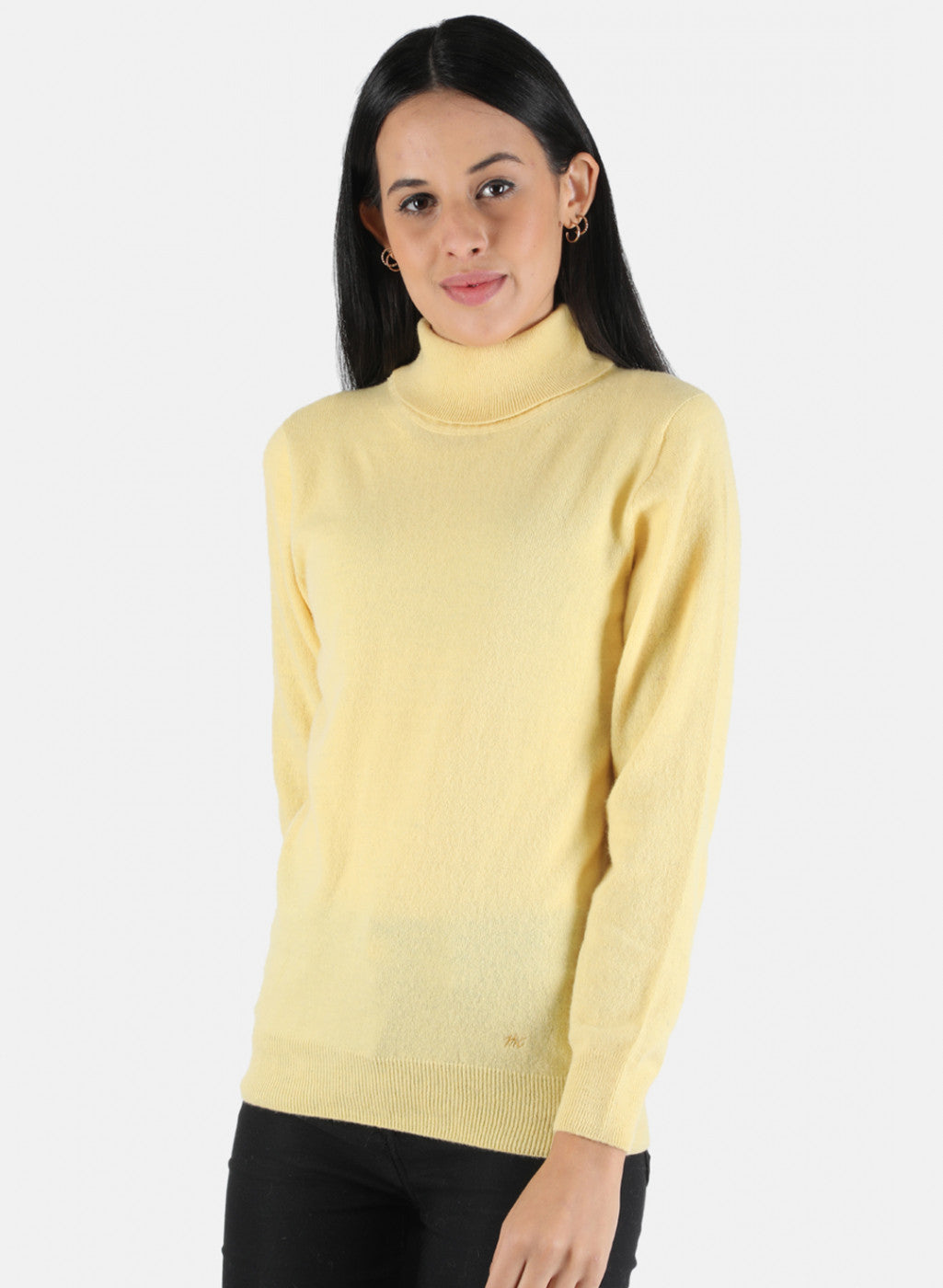 Women Yellow Solid Top