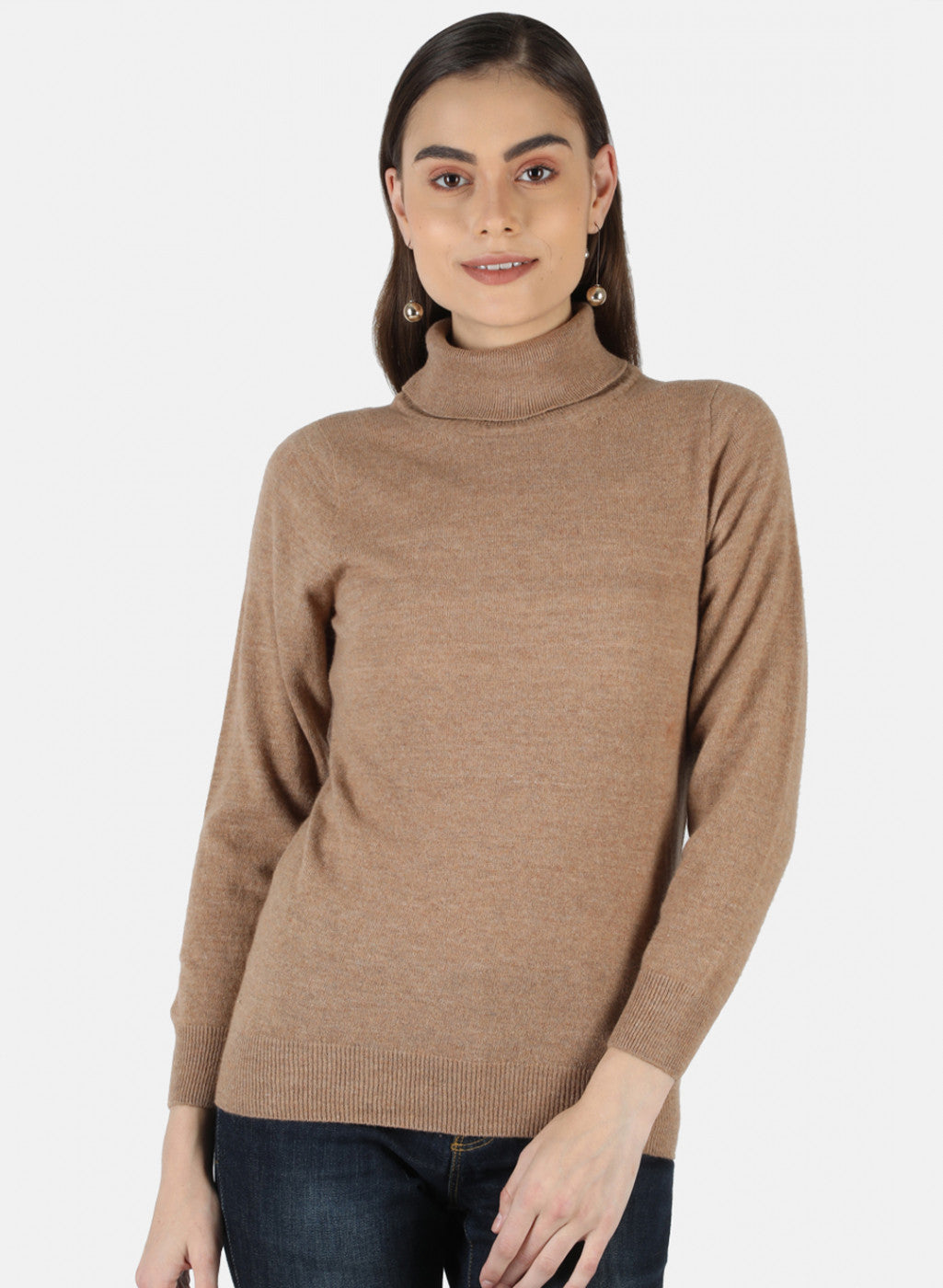 Women Beige Solid Top