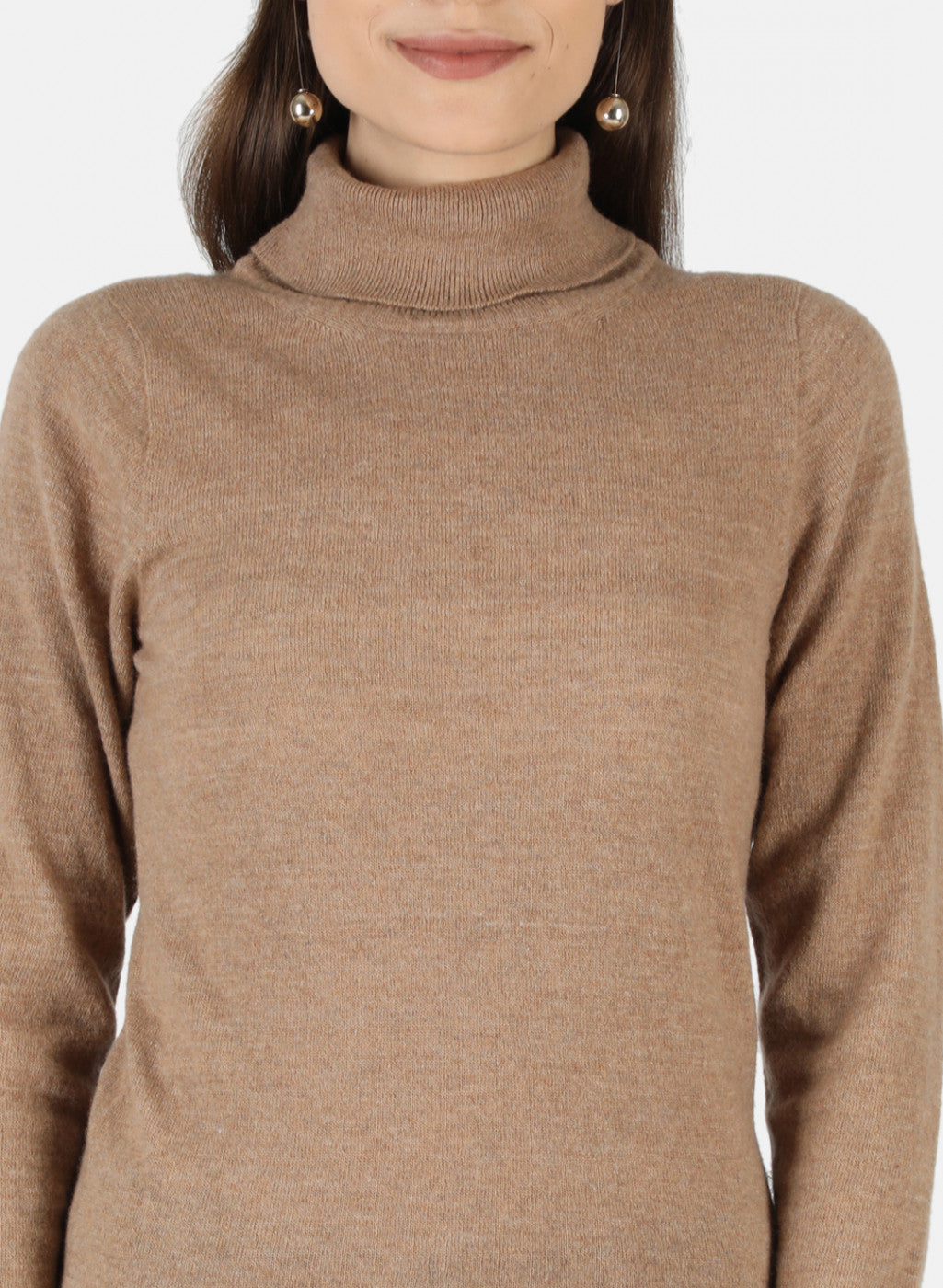 Women Beige Solid Top