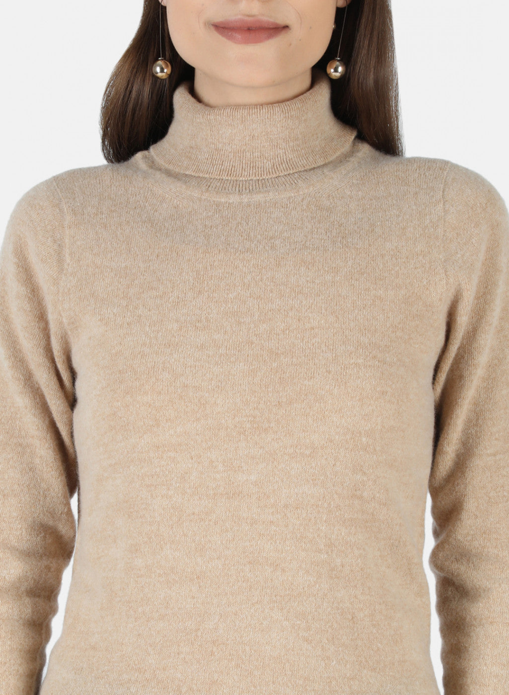 Women Beige Solid Top