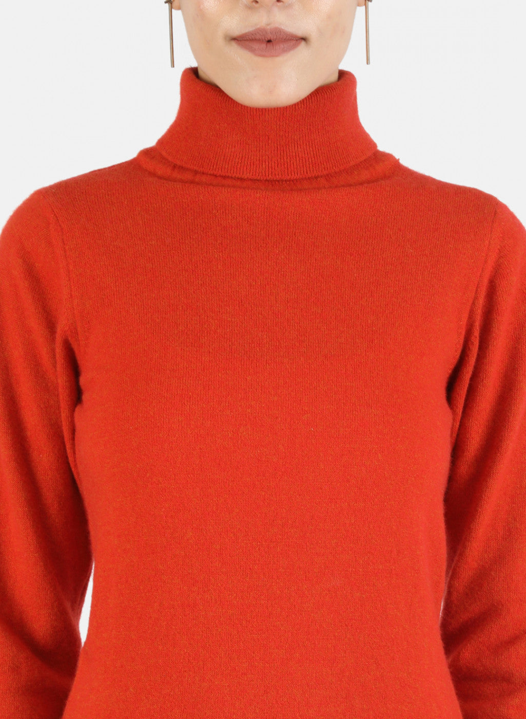 Women Orange Solid Top