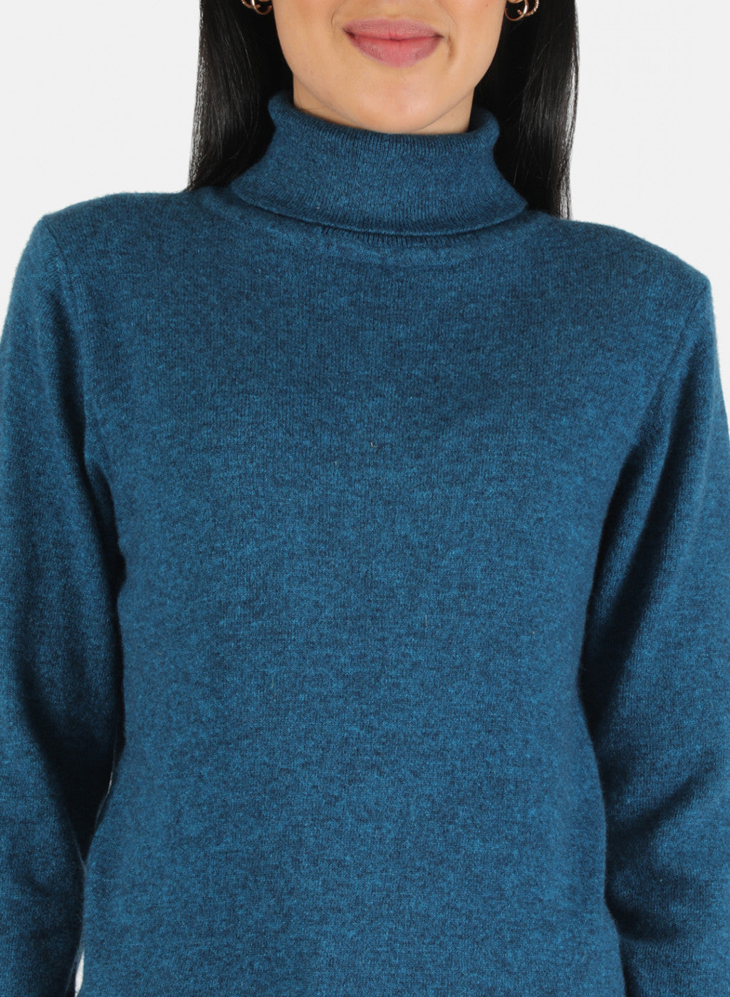 Women Blue Solid Top