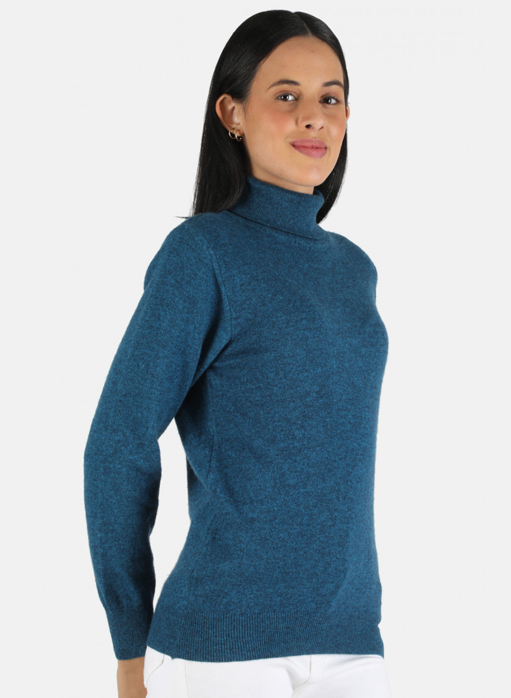 Women Blue Solid Top