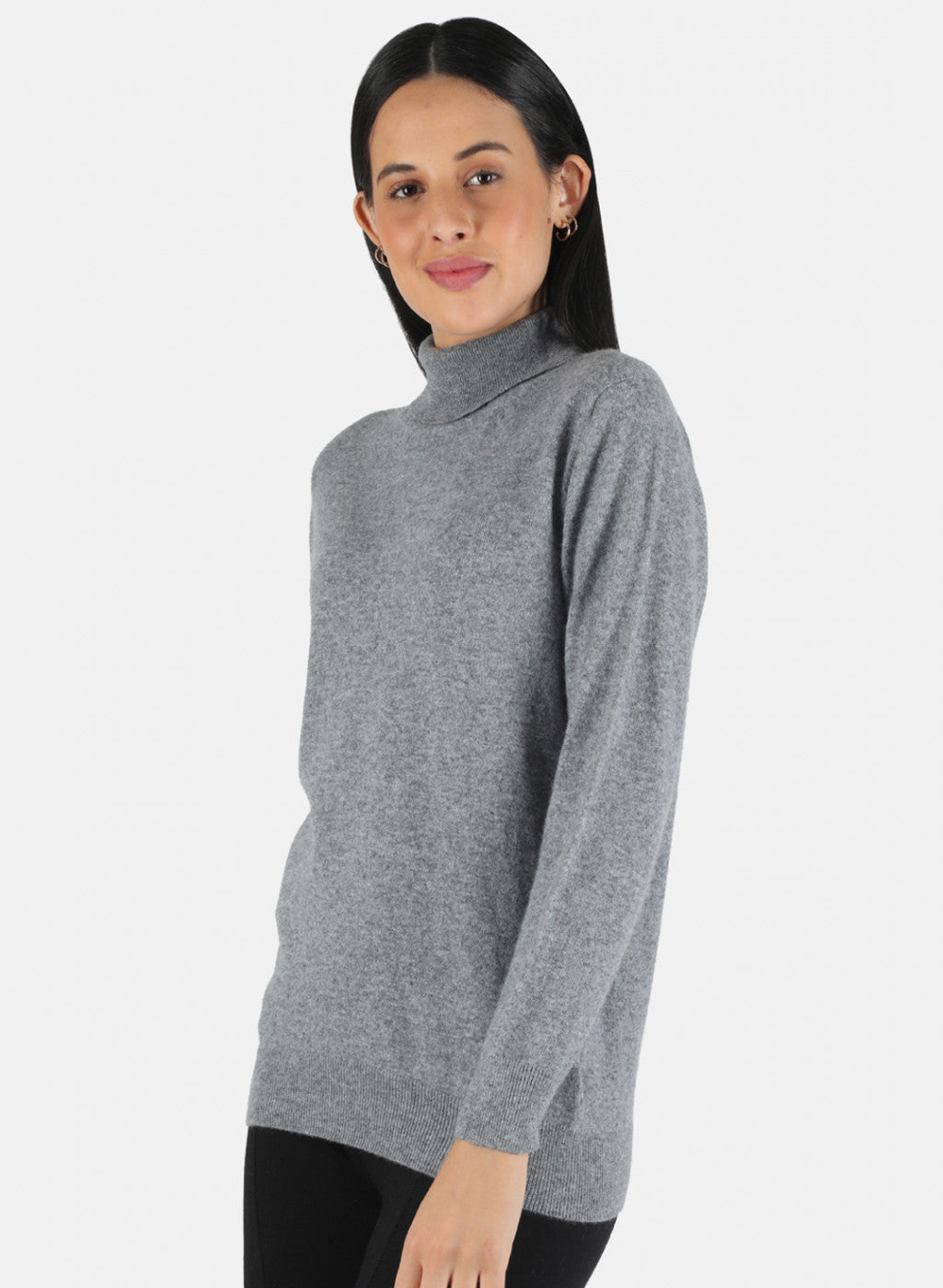 Women Grey Solid Top