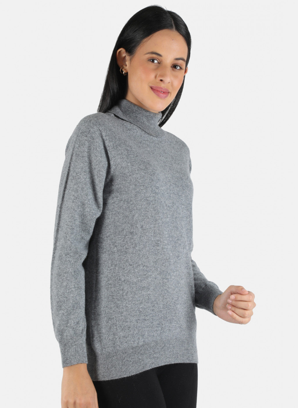 Women Grey Solid Top