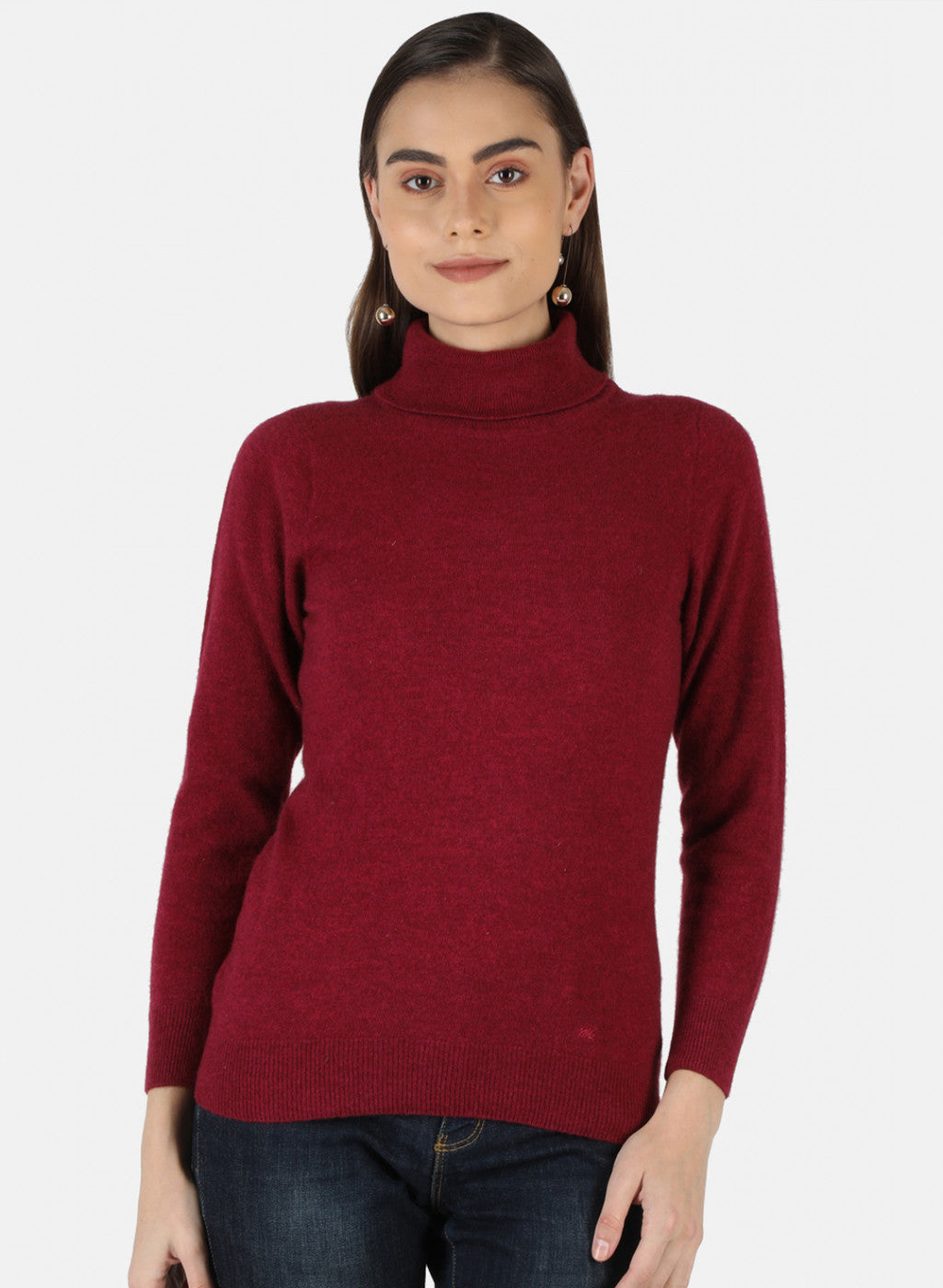 Women Red Solid Top