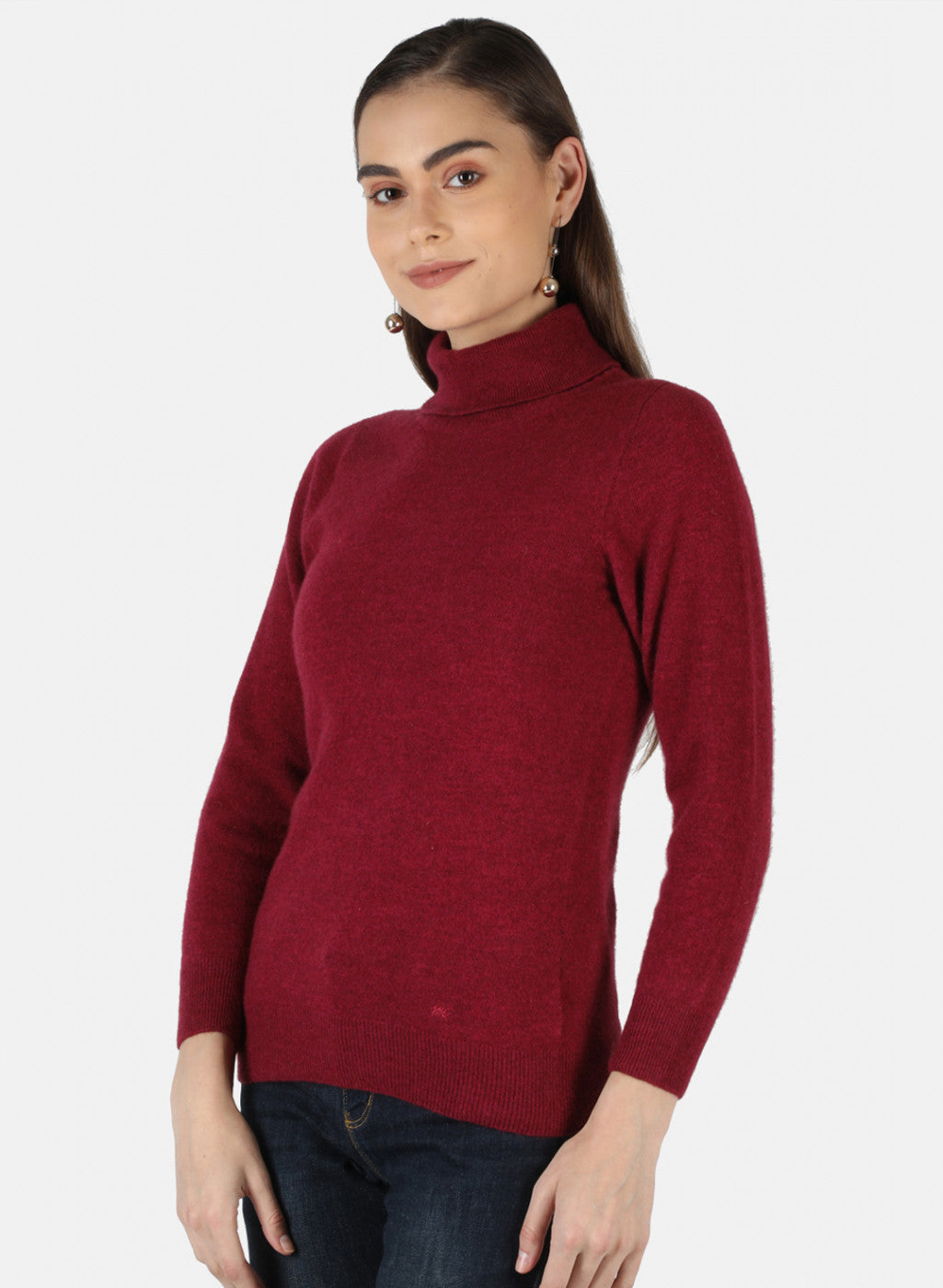 Women Red Solid Top