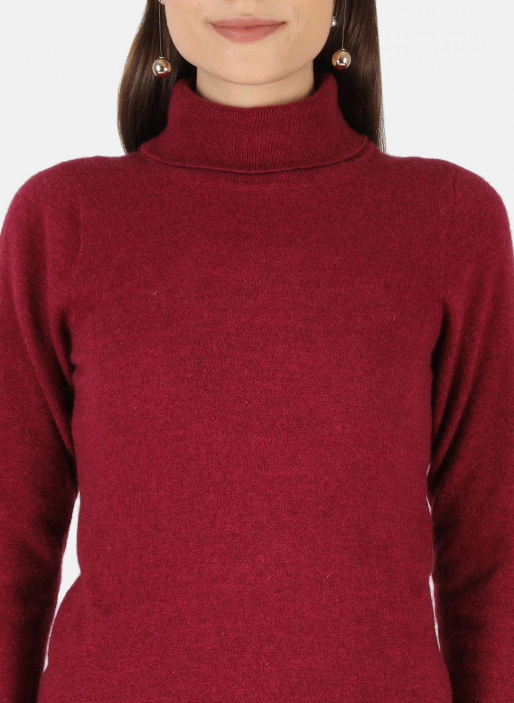 Women Red Solid Top