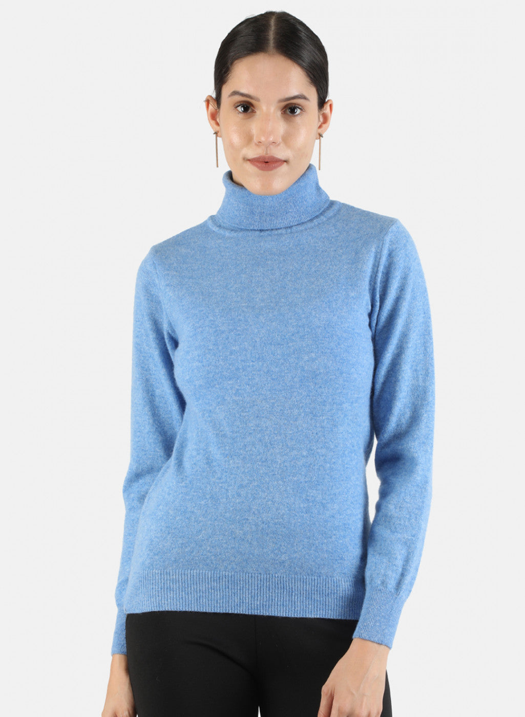 Women Blue Solid Top