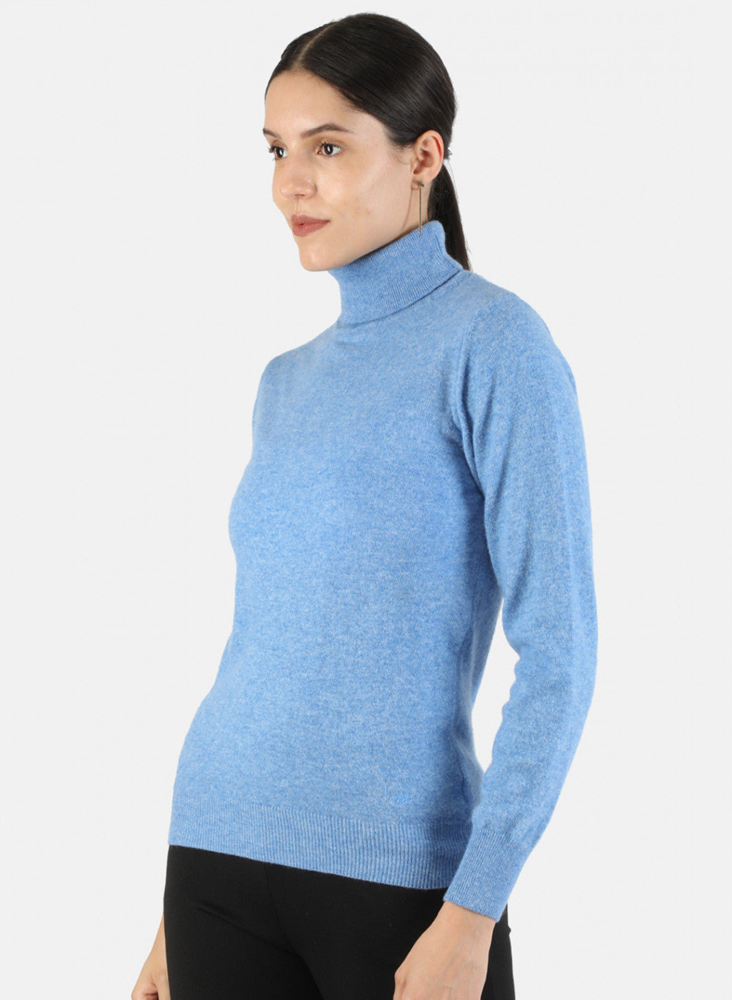 Women Blue Solid Top