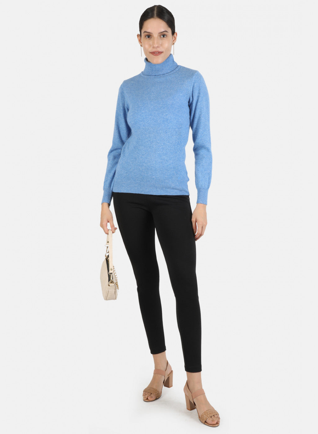 Women Blue Solid Top