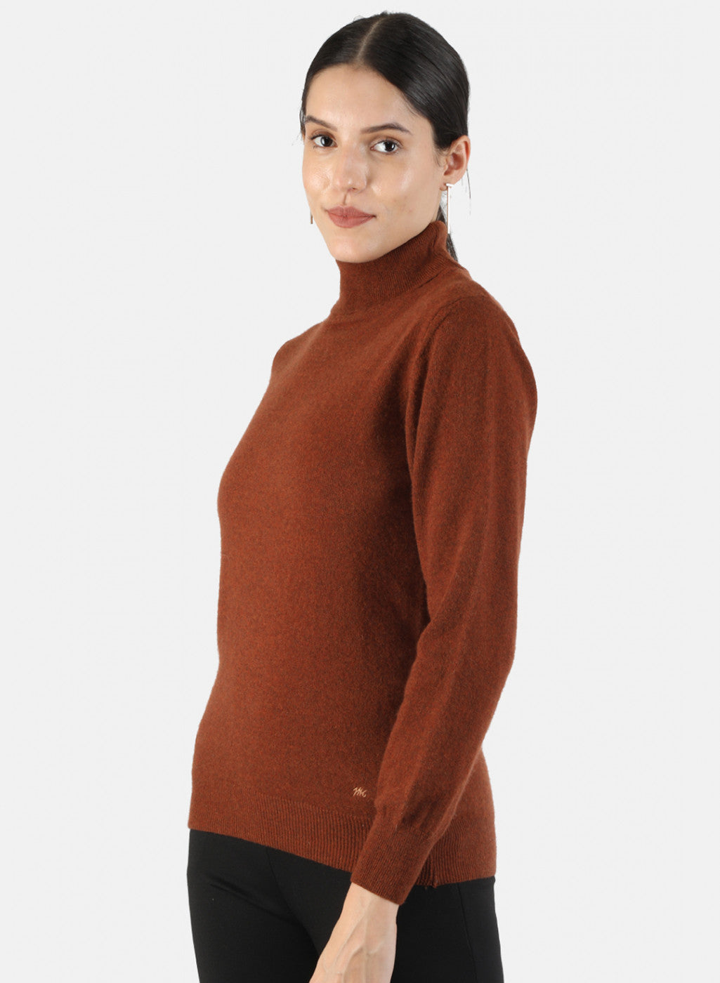 Women Brown Solid Top