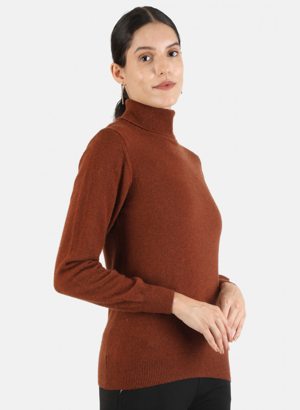 Women Brown Solid Top