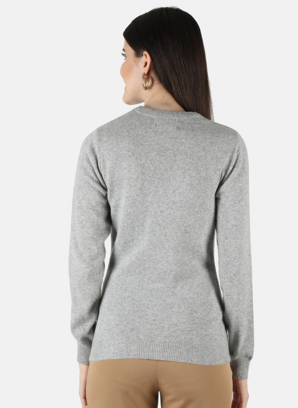 Women Grey Solid Top