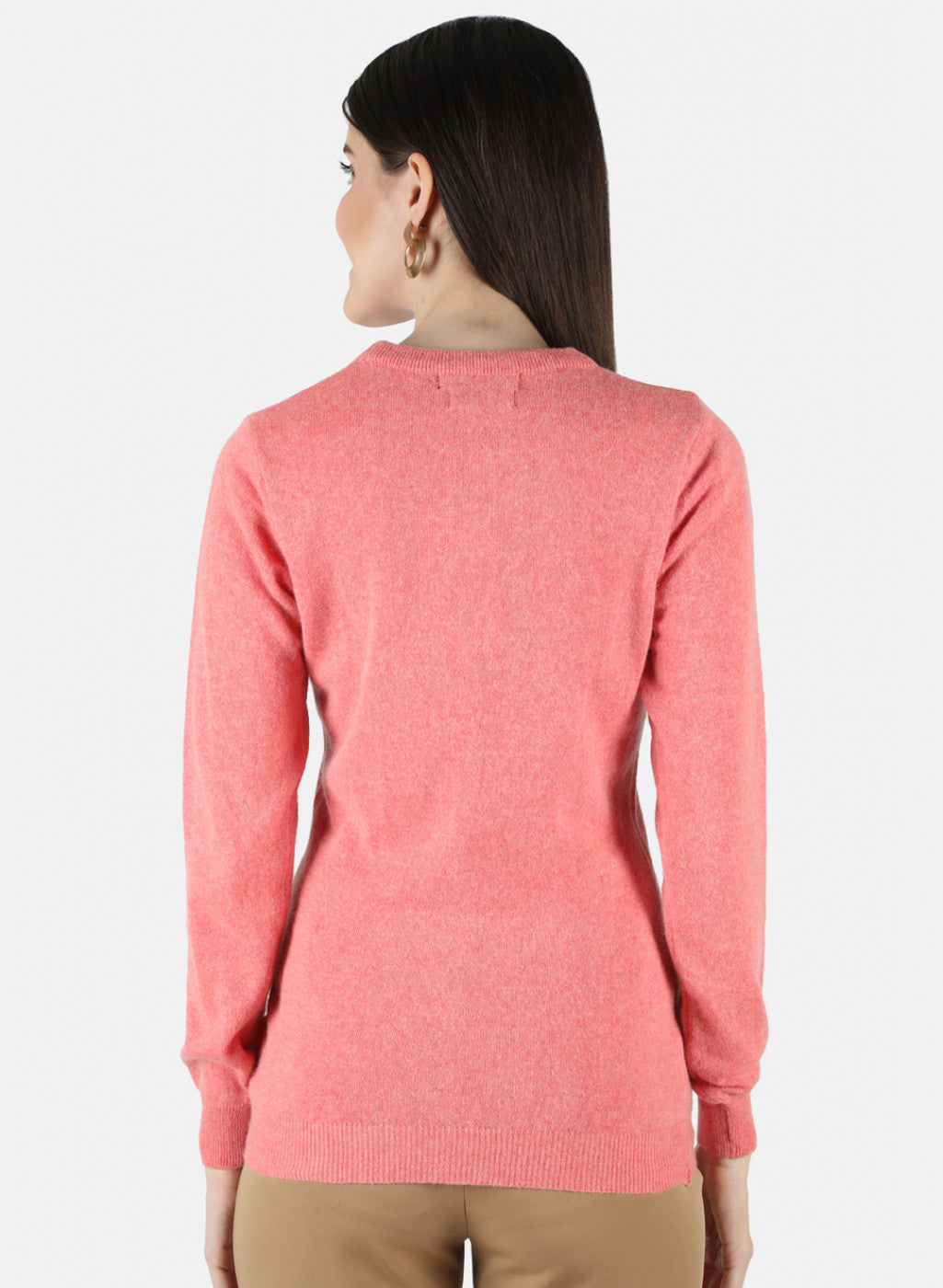 Women Peach Solid Top