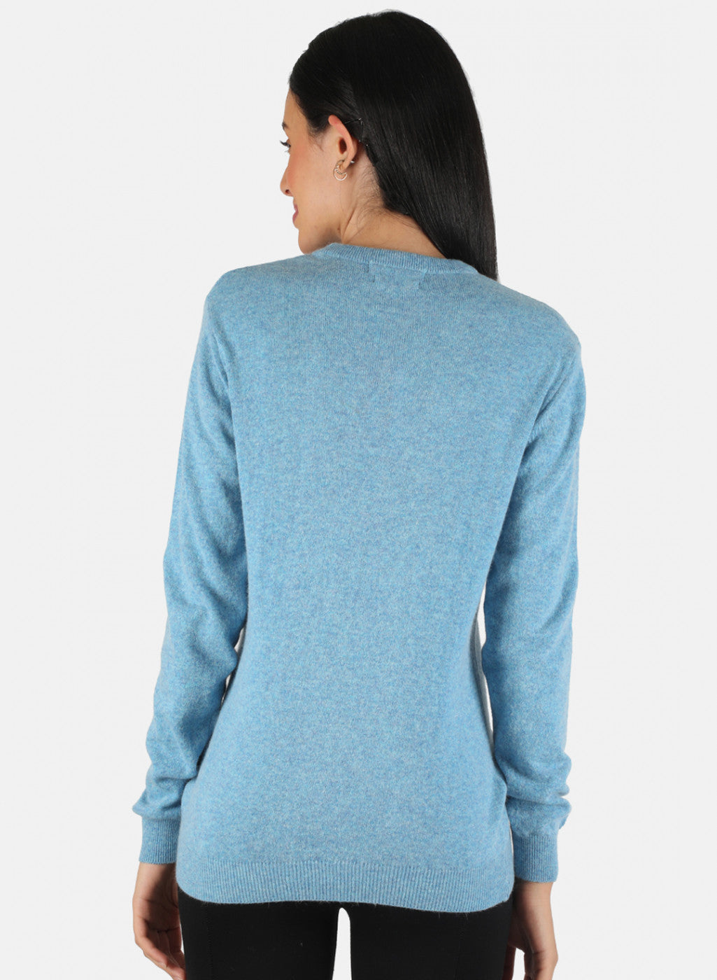 Women Blue Solid Top