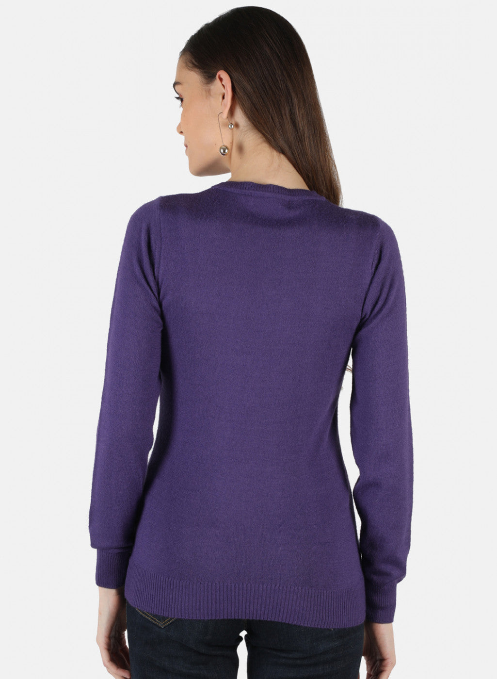 Women Purple Solid Top