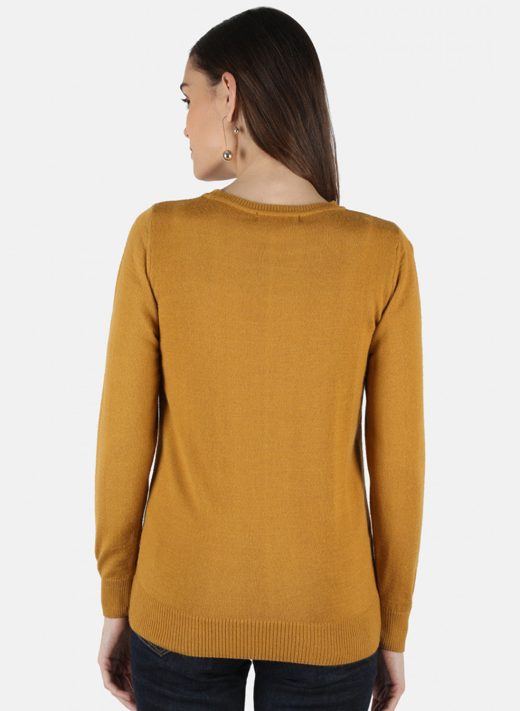 Women Gold Solid Top