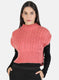 Women Pink Self Top