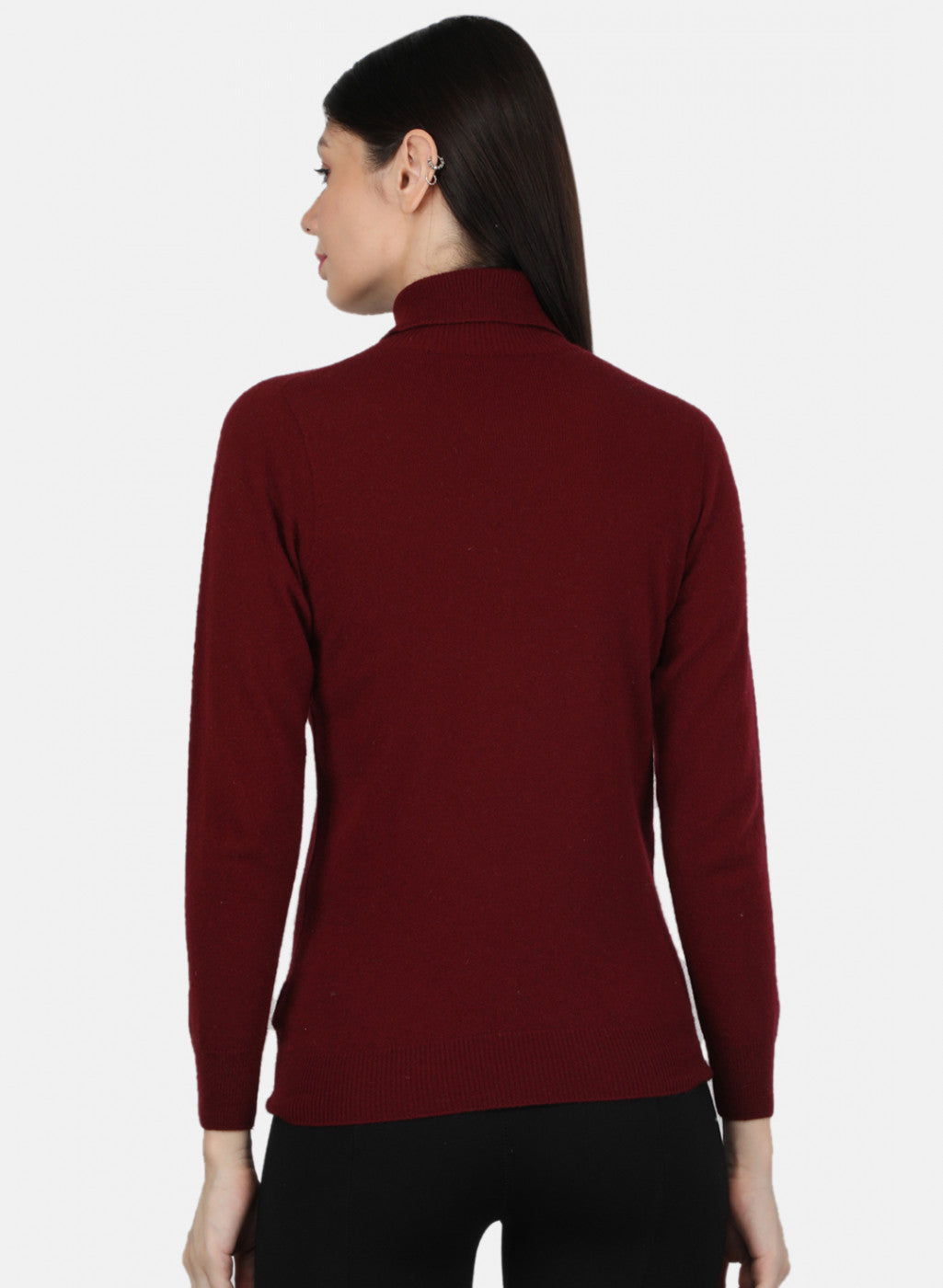 Women Maroon Solid Top