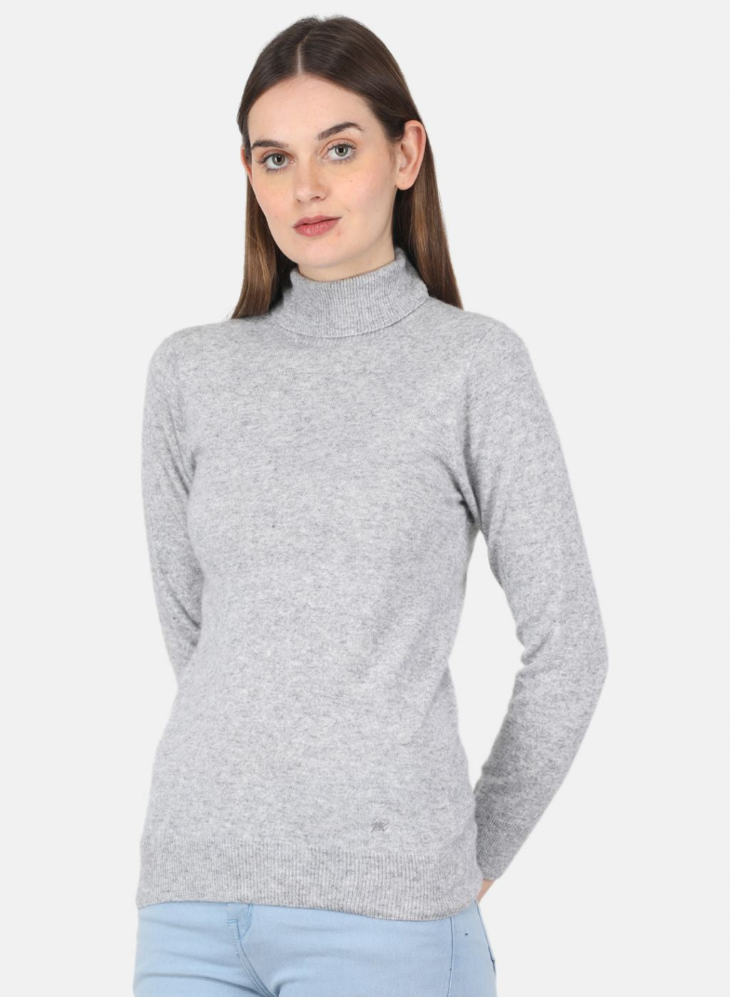 Women Grey Solid Top