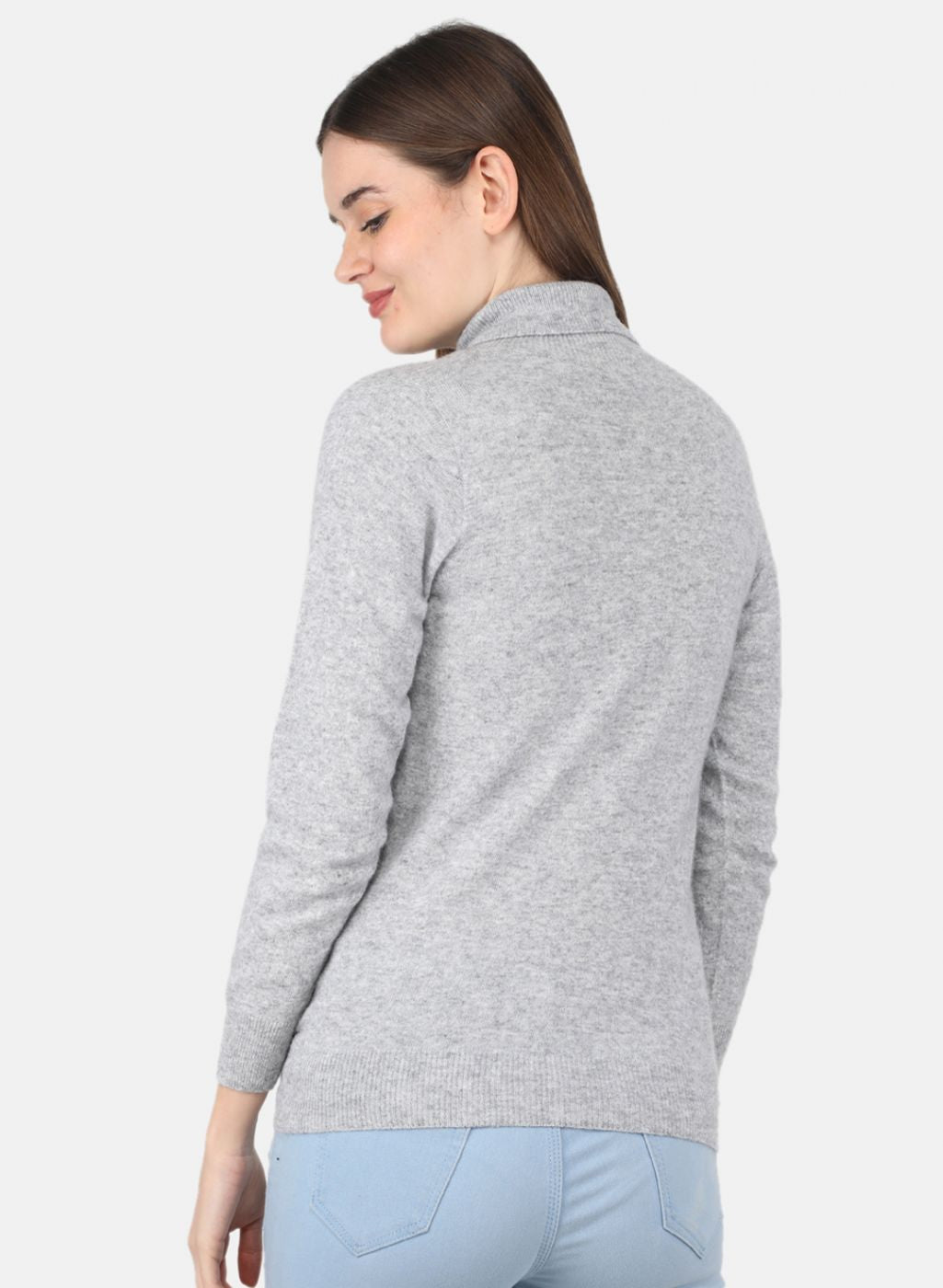 Women Grey Solid Top