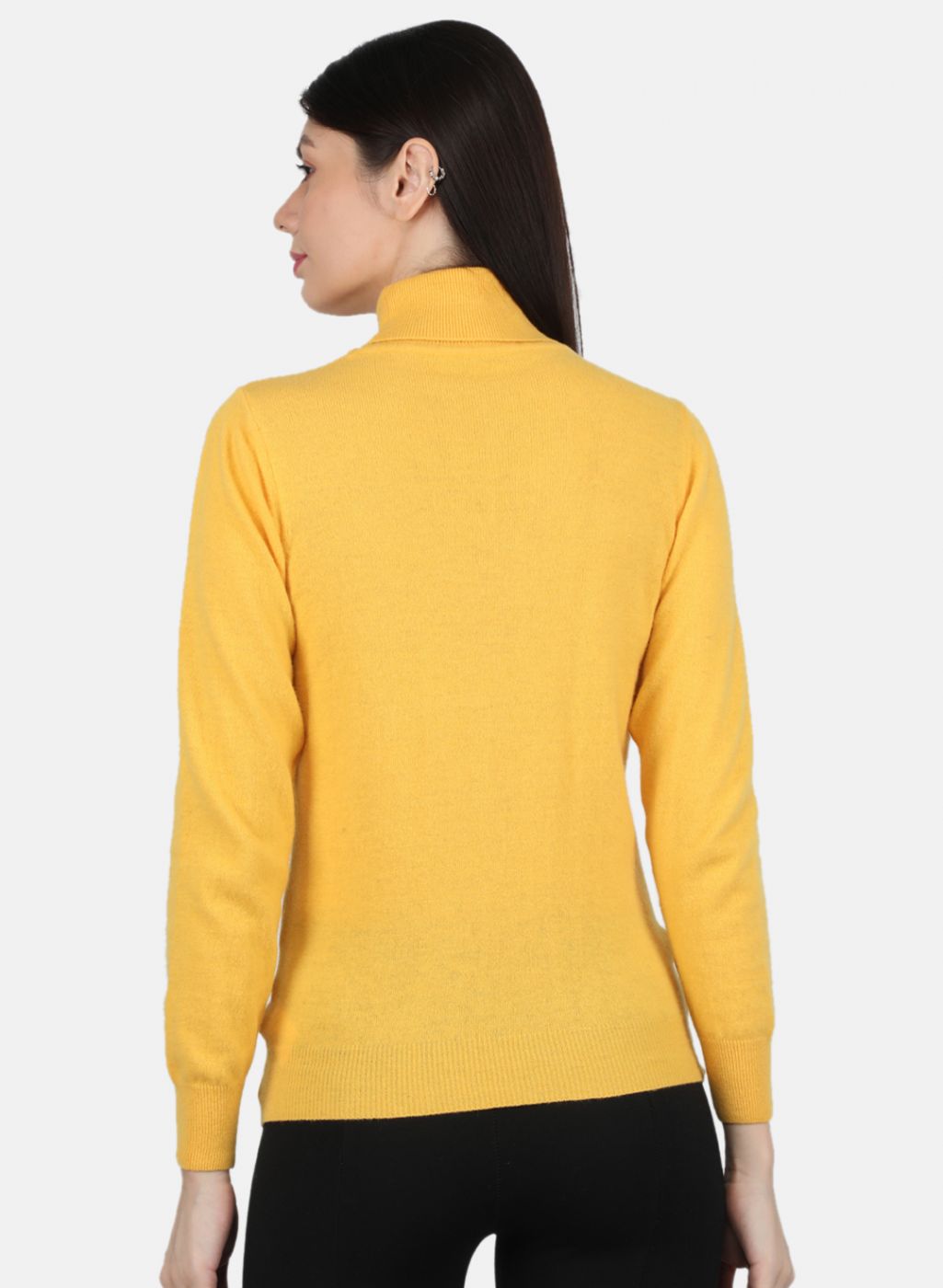 Women Yellow Solid Top