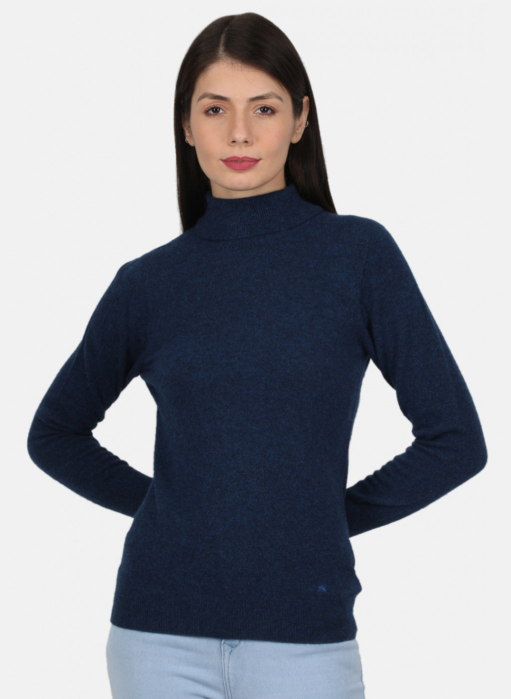 Women Blue Solid Top