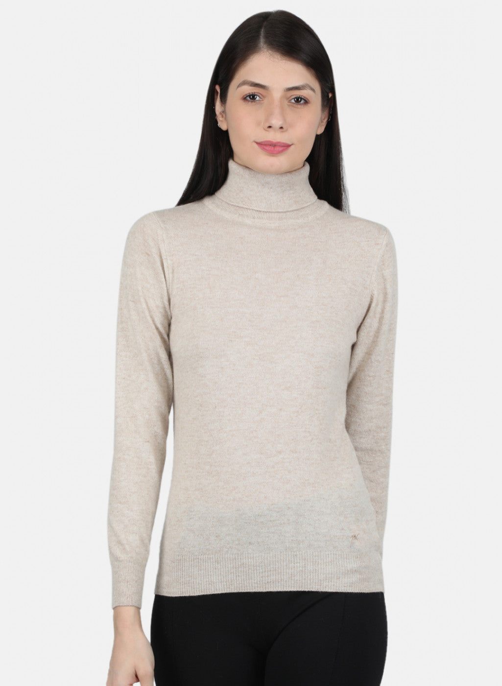 Women Beige Solid Top