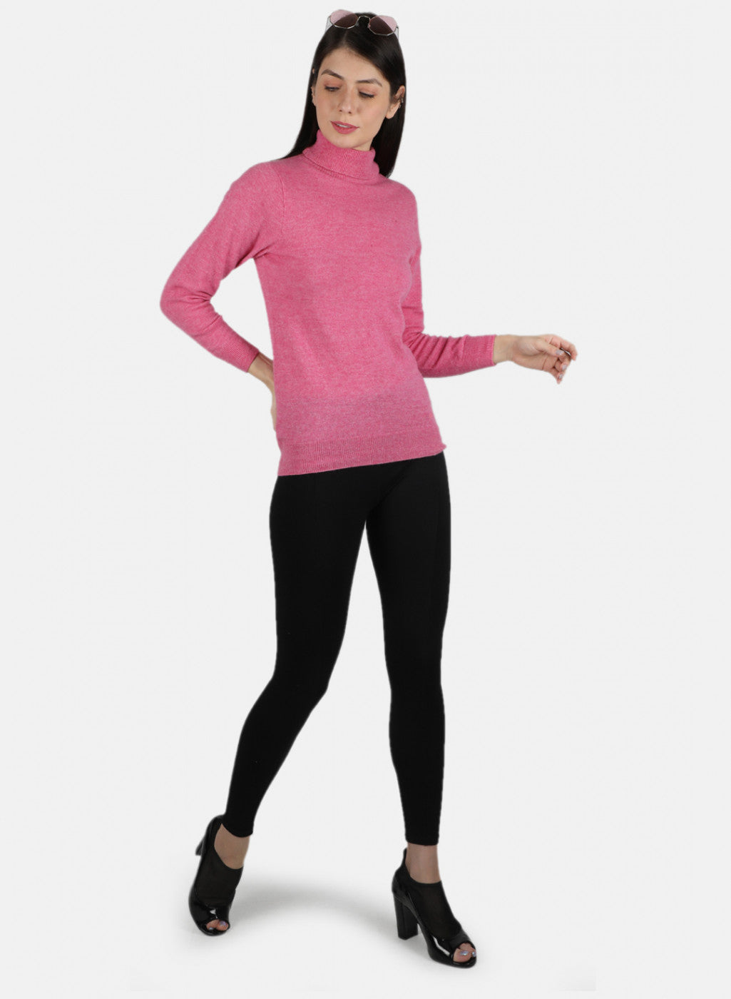 Women Pink Solid Top