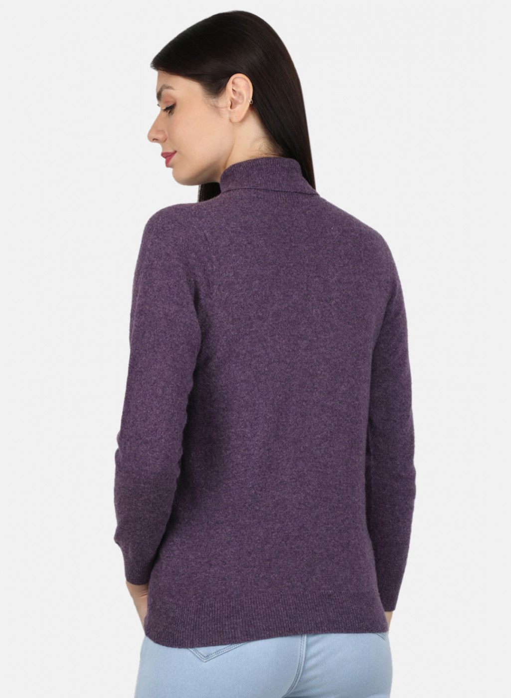 Women Purple Solid Top