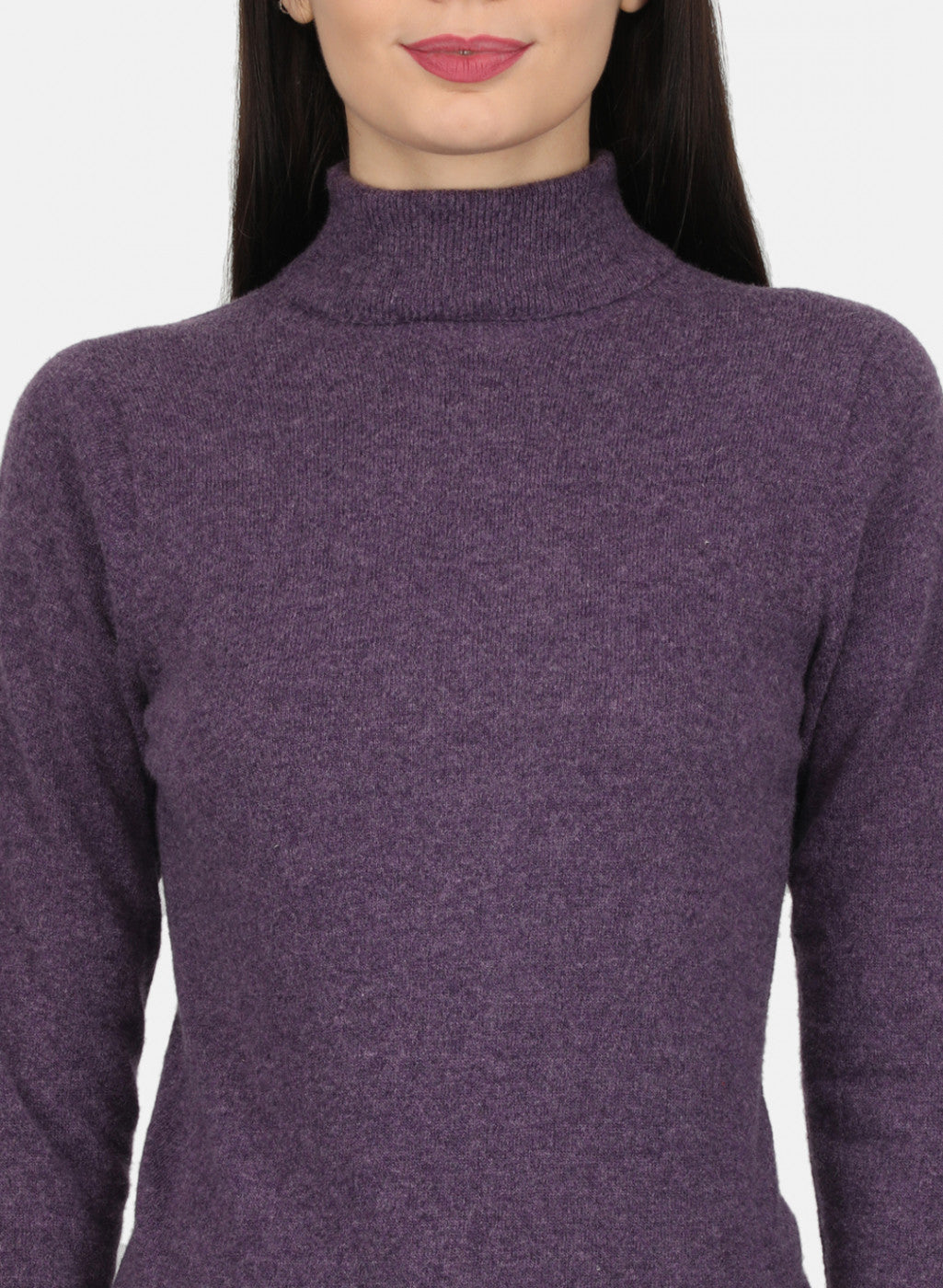 Women Purple Solid Top