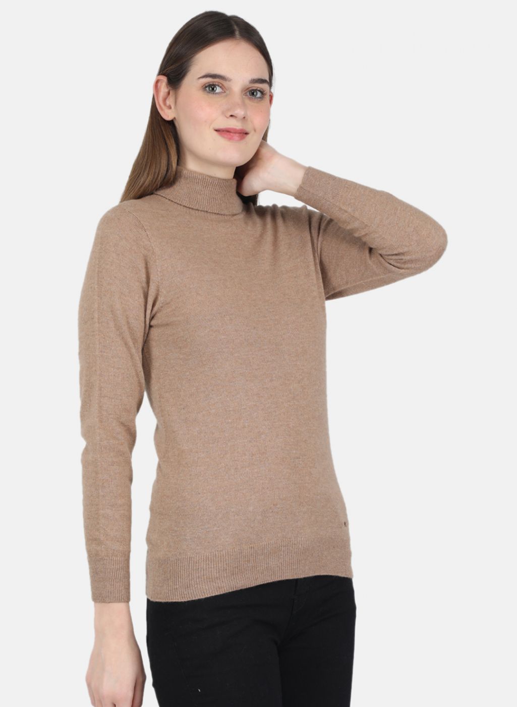 Women Beige Solid Top